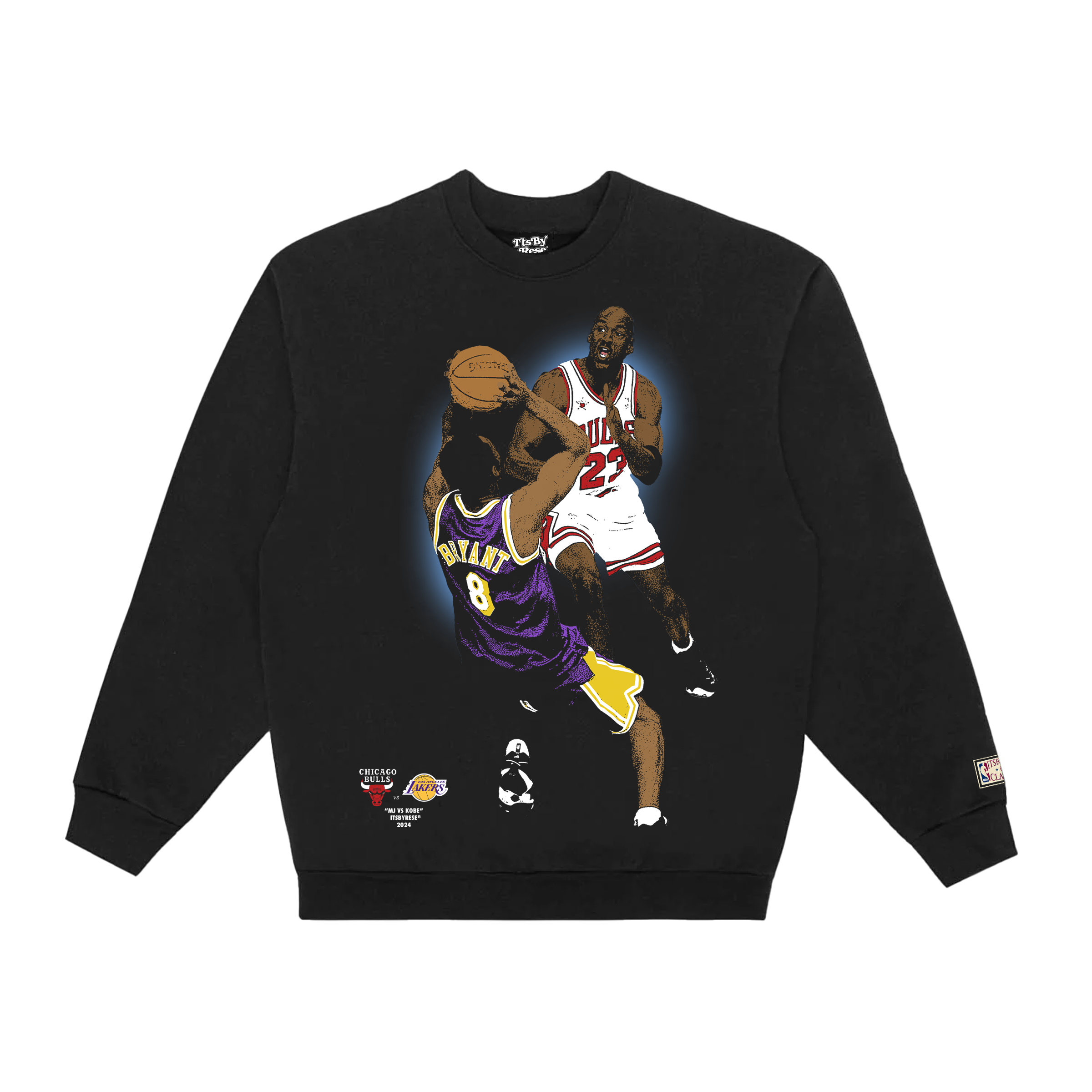 Mj vs kobe crewneck